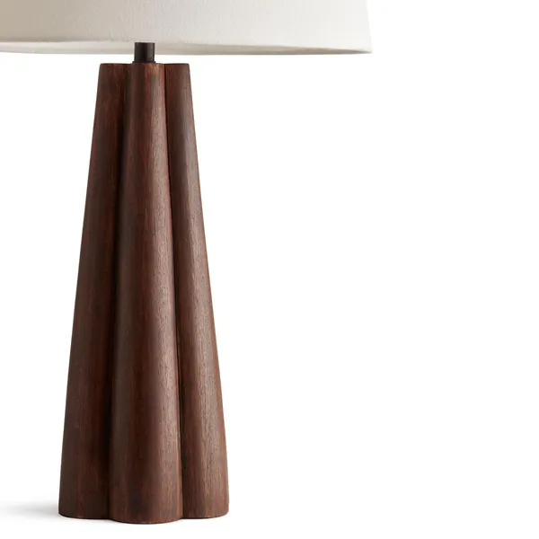 Fiber Table Lamp Dark Oak