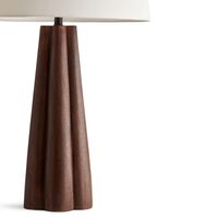 Fiber Table Lamp Dark Oak