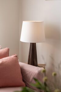 Fiber Table Lamp Dark Oak
