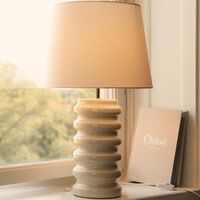 Swirl Table Lamp Oatmeal