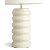 Swirl Table Lamp Oatmeal