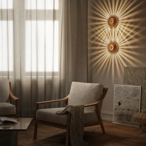Urc Wandlamp 19 Amber