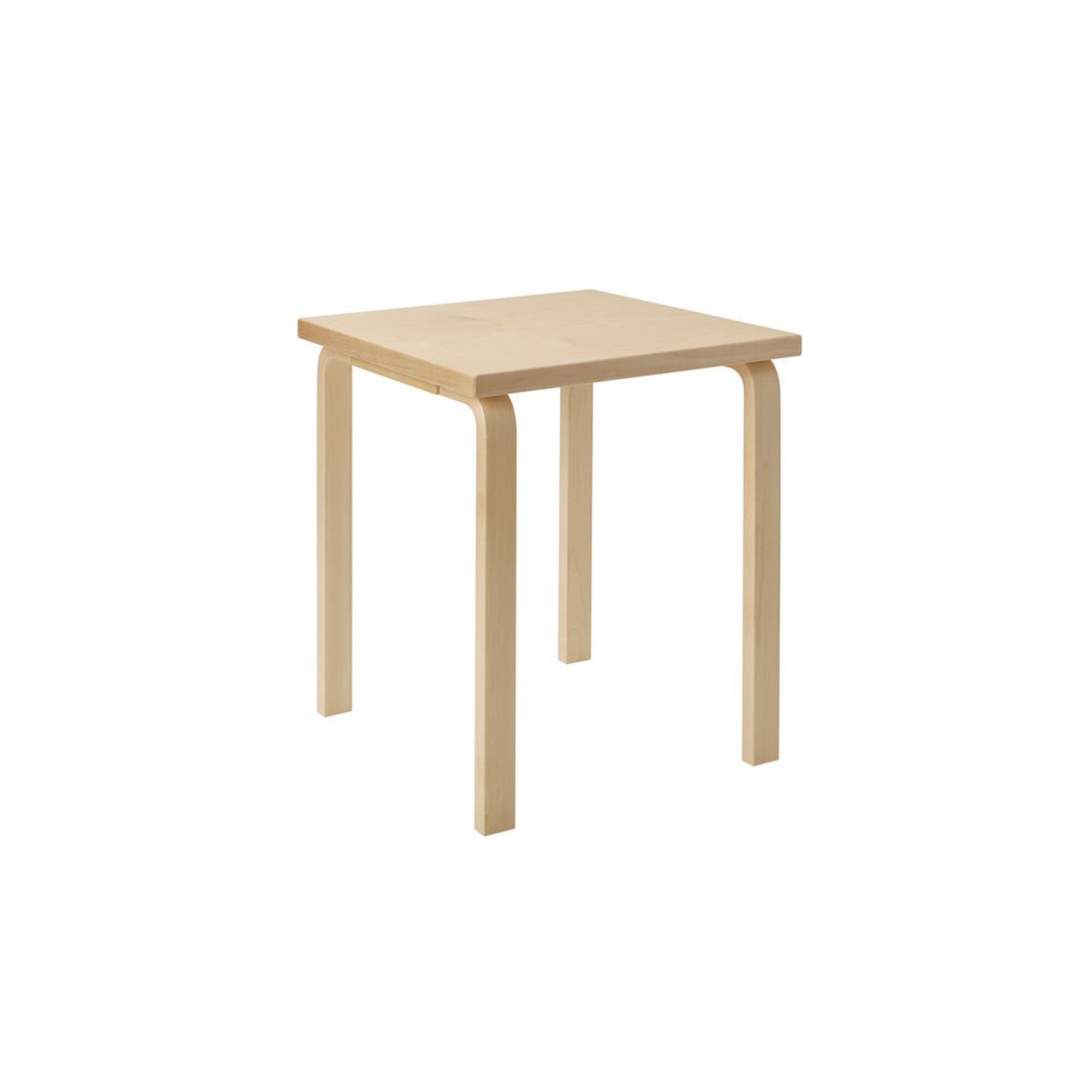 Aalto 80C Firkantet Bord H74 Birk