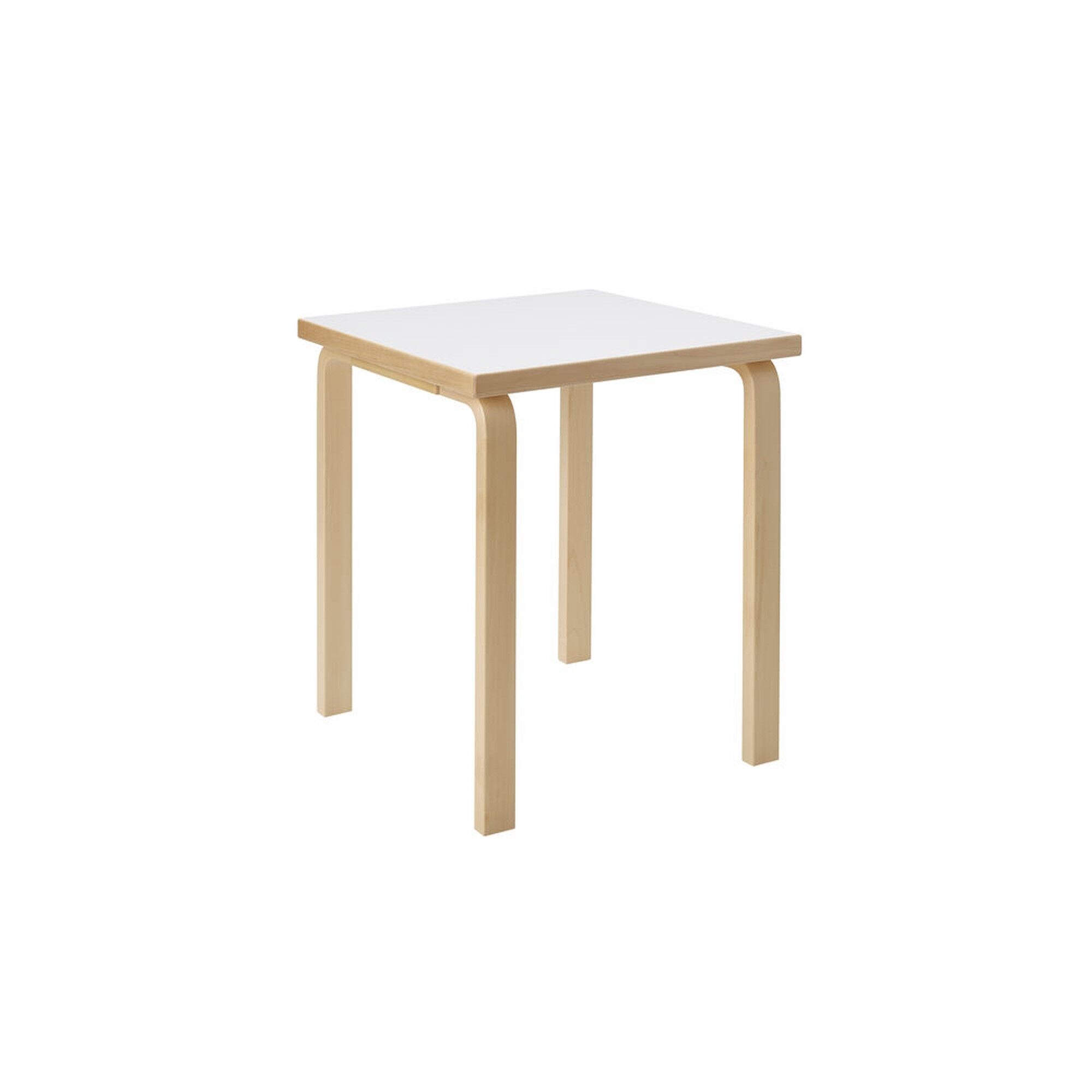 Aalto 80C Firkantet Barnebord Hvit