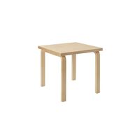 Aalto 80C Square Dining Table Birch