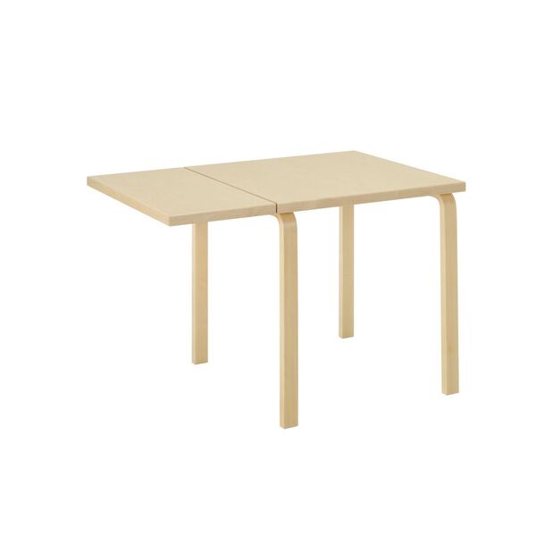 Table de Salle à Manger Aalto DL81C avec Bouleau Pliant en Bouleau