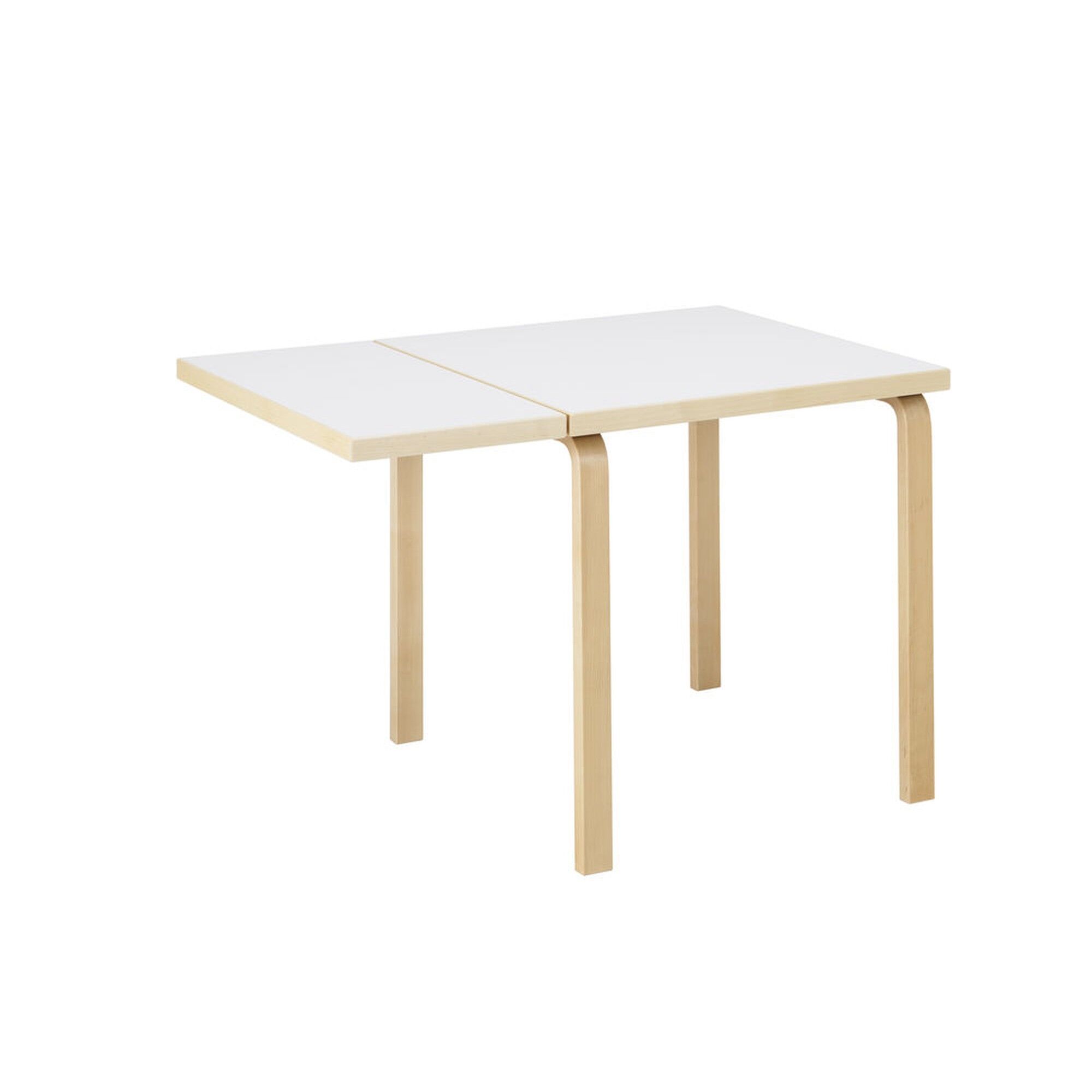 Aalto DL81C Spisebord Med Klap Hvid