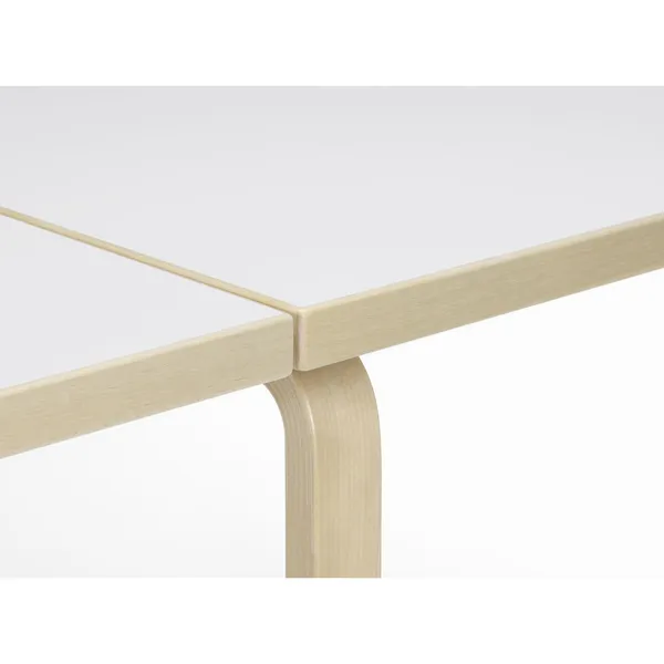 Aalto DL81C Dining Table With Folding Table White