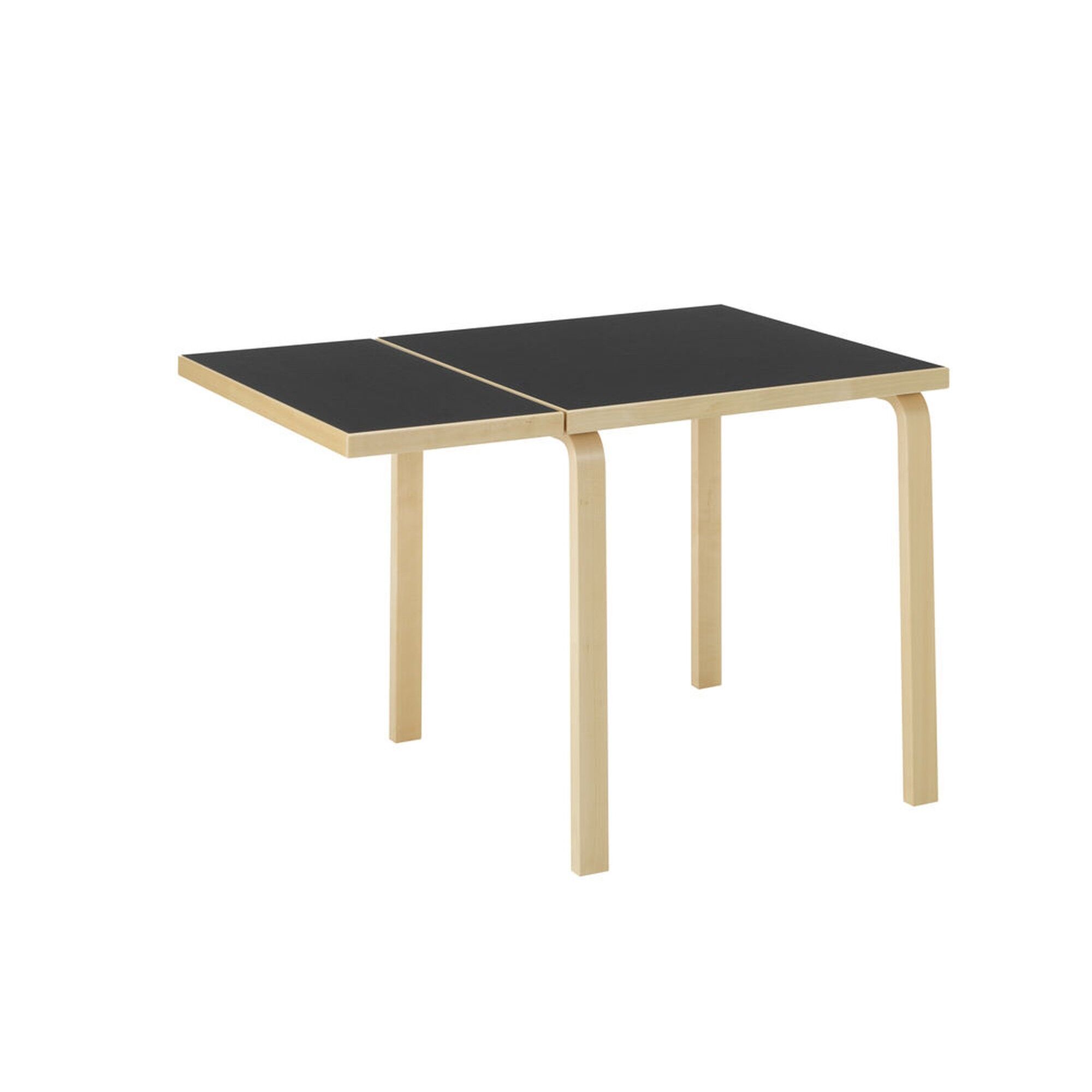 Aalto DL81C Spisebord med Sammenleggbart Bord Sort