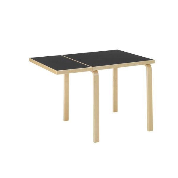 Aalto DL81C Spisebord med Sammenleggbart Bord Sort