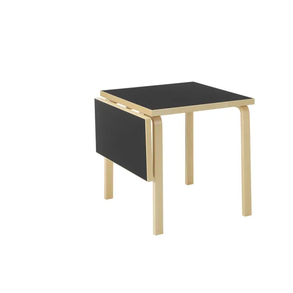 Aalto DL81C Dining Table With Folding Table Black