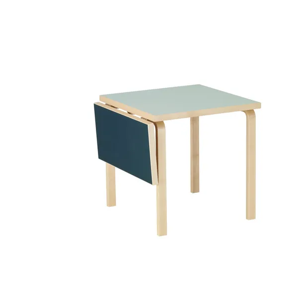 Aalto DL81C Dining Table With Folding Table Smokey Blue/Vapour