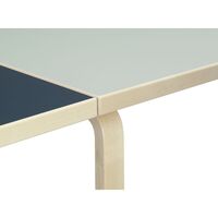 Aalto DL81C Dining Table With Folding Table Smokey Blue/Vapour