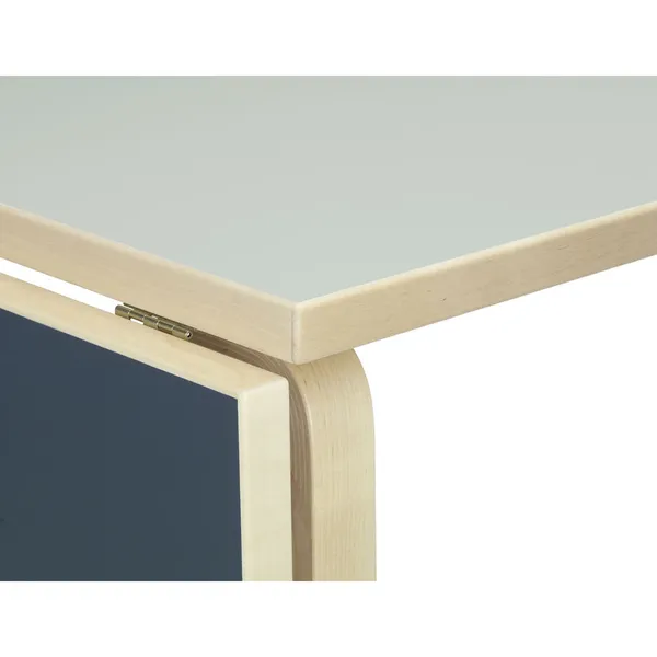 Aalto DL81C Dining Table With Folding Table Smokey Blue/Vapour