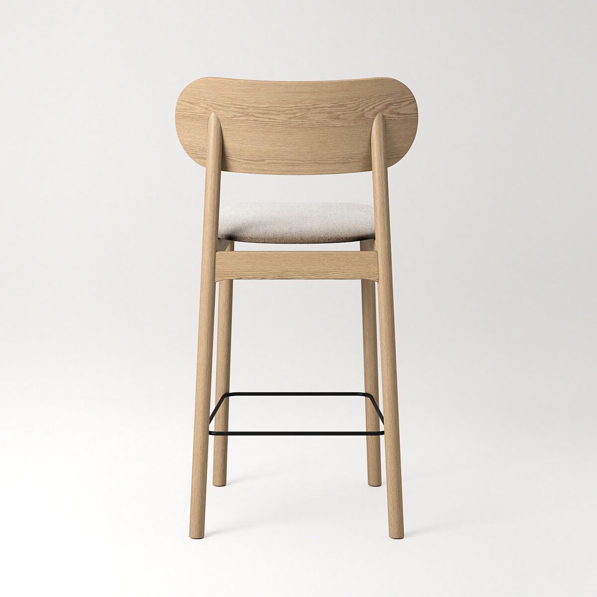 Elephant Barstol Naturligt Egetræ/Beige Breeze