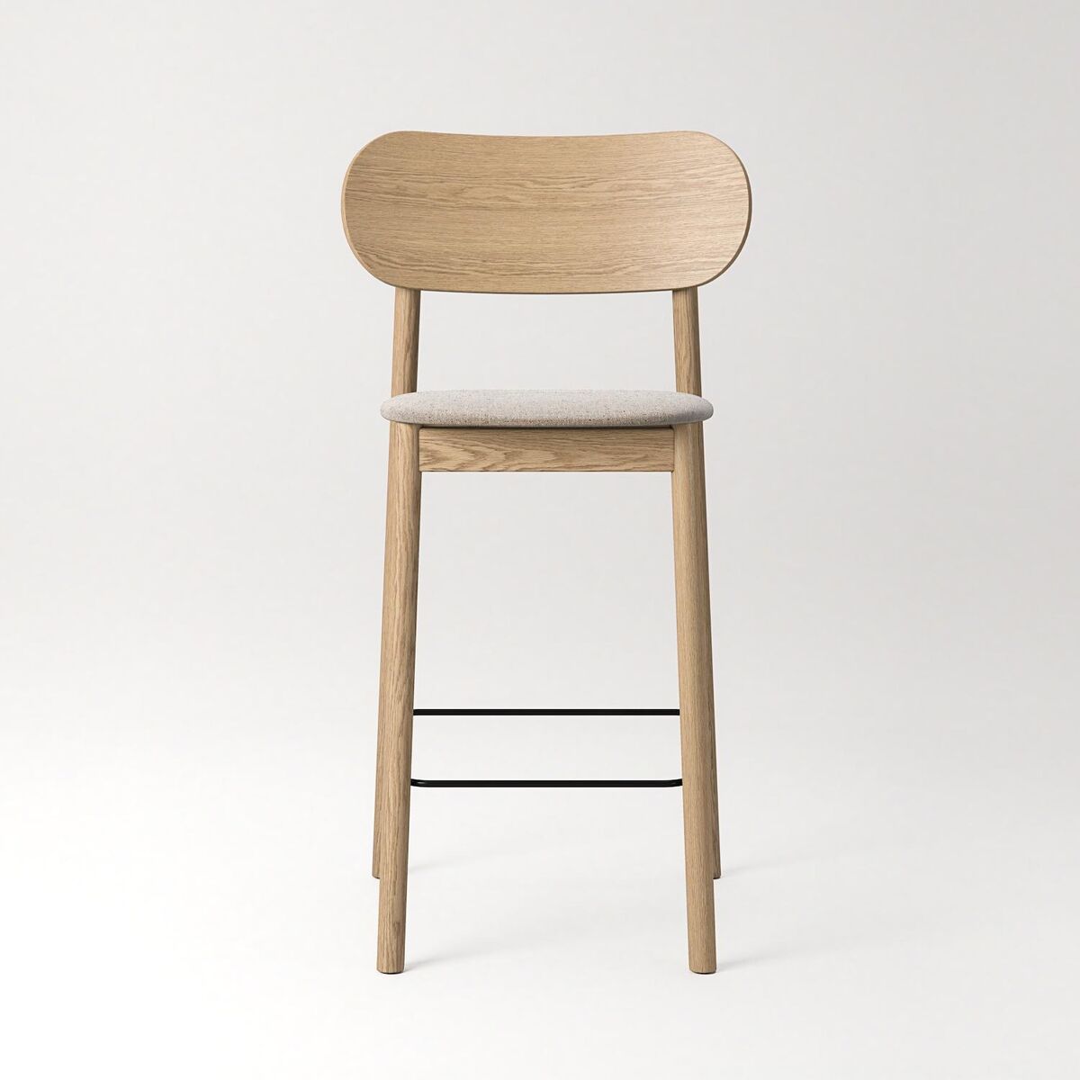 Elephant Barstol Naturligt Egetræ/Beige Breeze