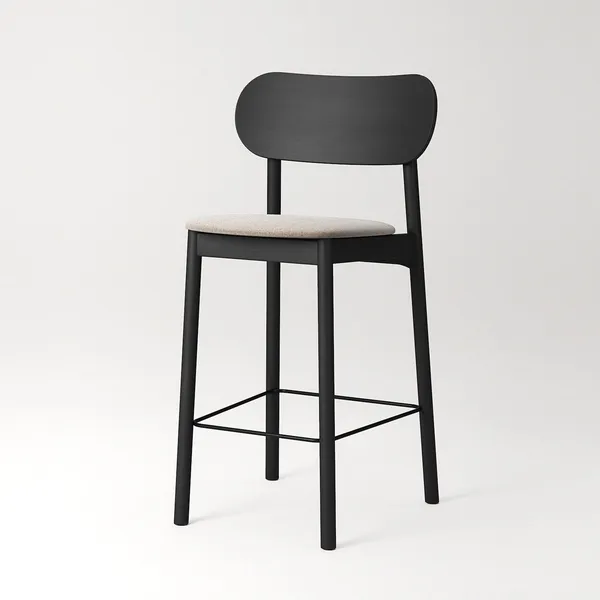 Elephant Barstol Sort/Beige Breeze
