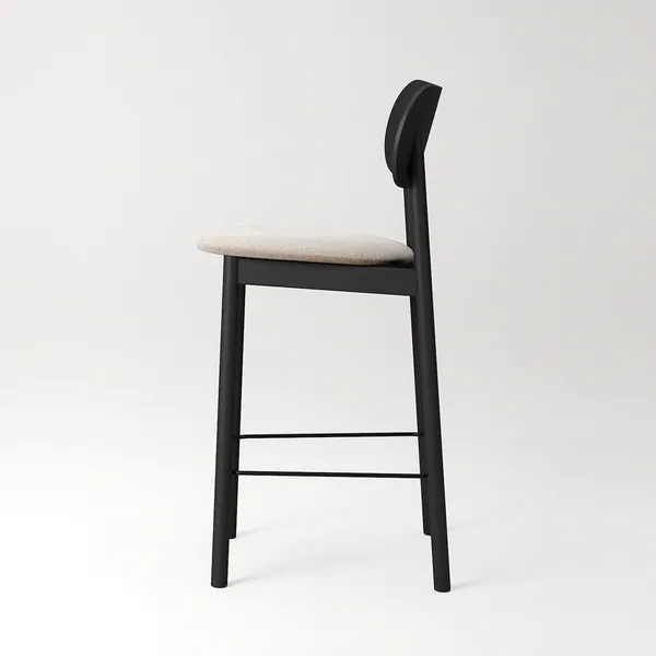 Elephant Barstol Sort/Beige Breeze