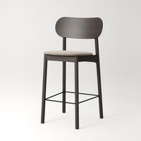 Elephant Barhocker Dunkle Eiche/Beige Breeze