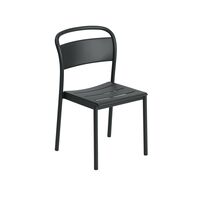 Linear Stål Matstol Svart