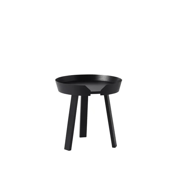 Around Coffee Table Black Small