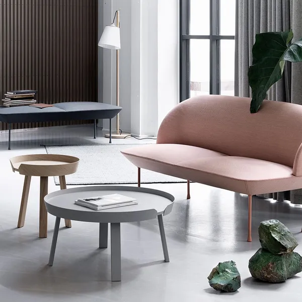 Around Coffee Table Black Large