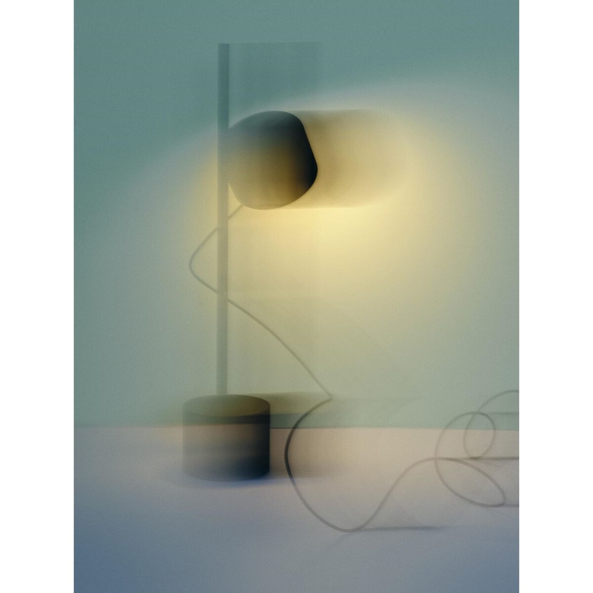 Post Tischlampe Schwarz
