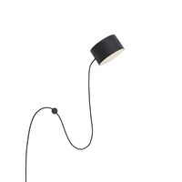 Post Wandlampe Schwarz