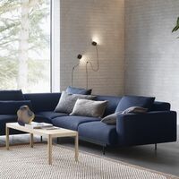 Post Wandlampe Schwarz