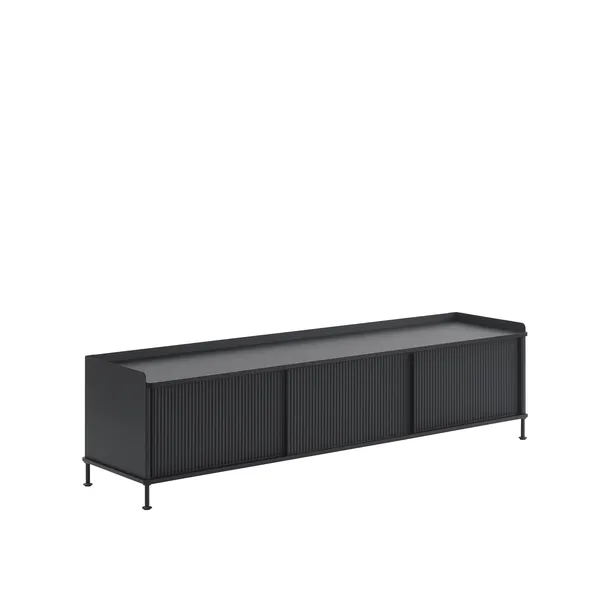Enfold Cabinet 186x45 Black/ Anthracite Black