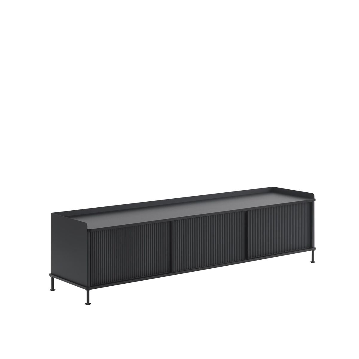 Enfold Sidebord 186x45 Sort/Anthracite Sort