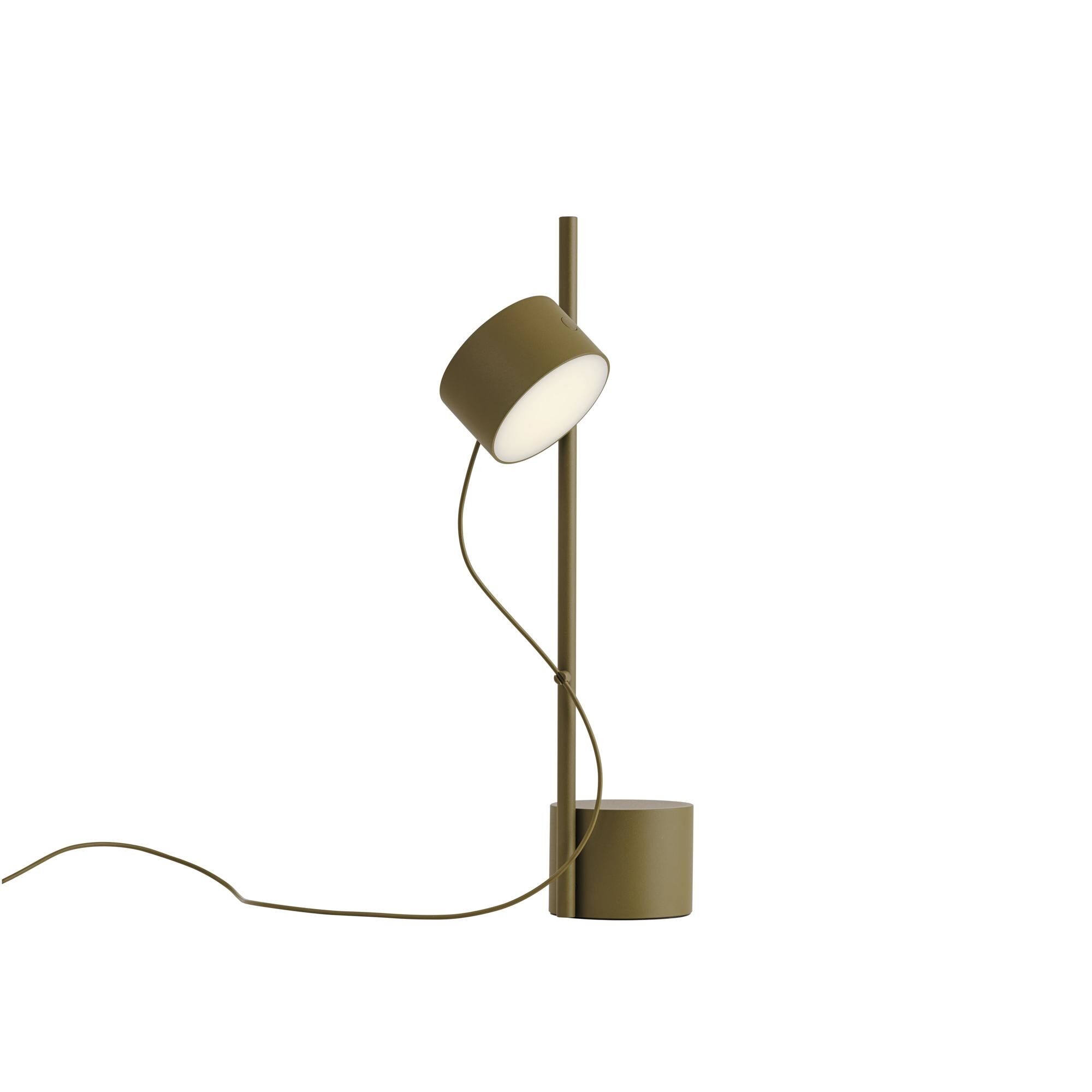 Post Bordslampa Brun Gr&ouml;n