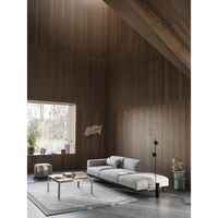 Post Floor Lamp Brown Green