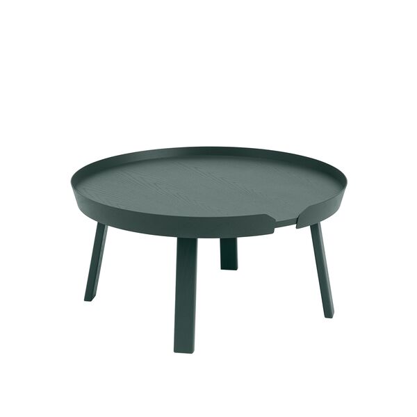 Around Coffee Table Dark Green Large