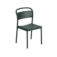 Krzesło do Jadalni Linear Steel w Ciemnozielony