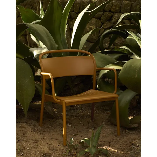 Linear Steel Armchair Dark Green