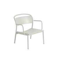 Linear Stalen Fauteuil Grijs