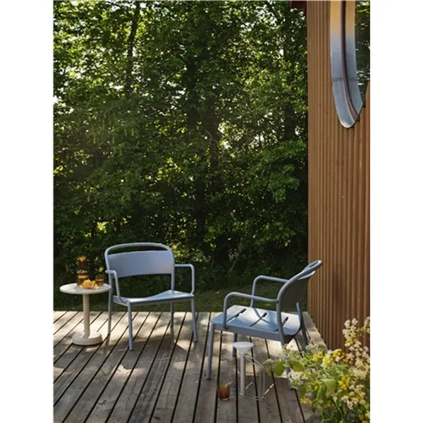 Linear Steel Fåtölj Grå