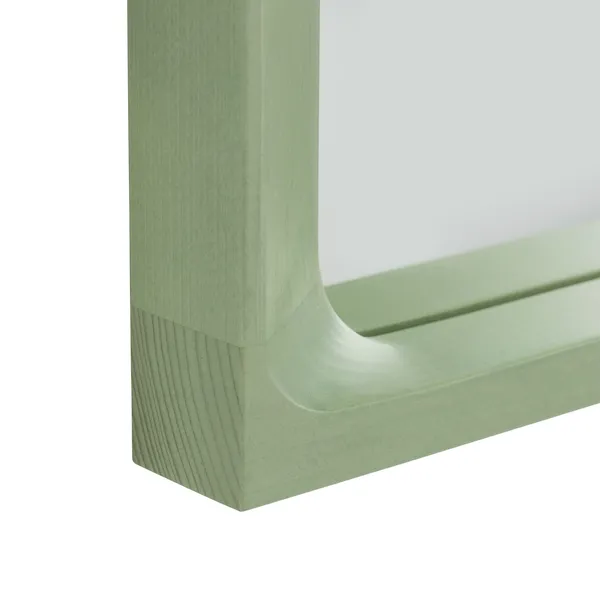 Arced Mirror 170x61 Light Green