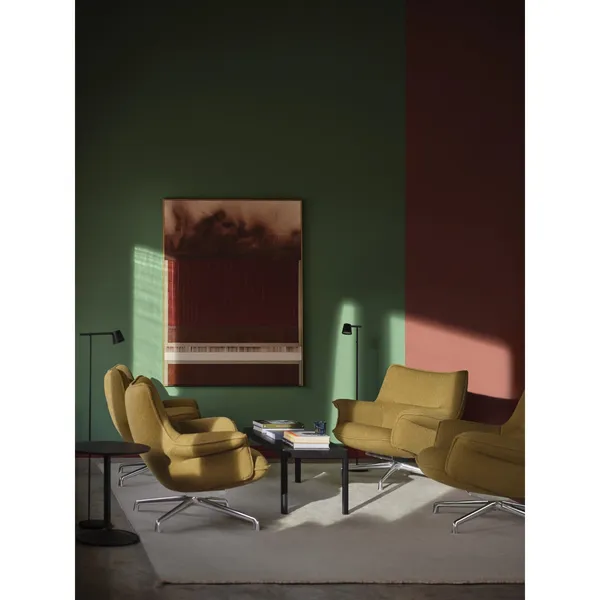 Doze Armchair Low Back Ocean 80/Anthracite Black