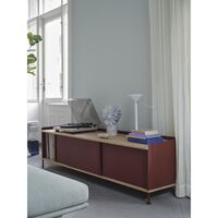 Enfold Kast 186x45 Eiken/antraciet Zwart