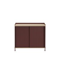 Enfold Kast 100x45 Eiken/dieprood