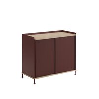 Enfold Kast 100x45 Eiken/dieprood