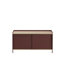 Enfold Kast 124x45 Eiken/dieprood
