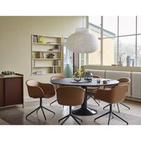 Enfold Kast 124x45 Eiken/dieprood