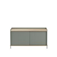 Enfold Buffet Bas Chêne/Dusty Vert