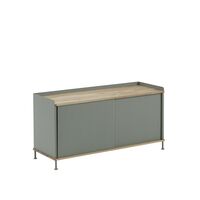 Enfold Buffet Bas Chêne/Dusty Vert