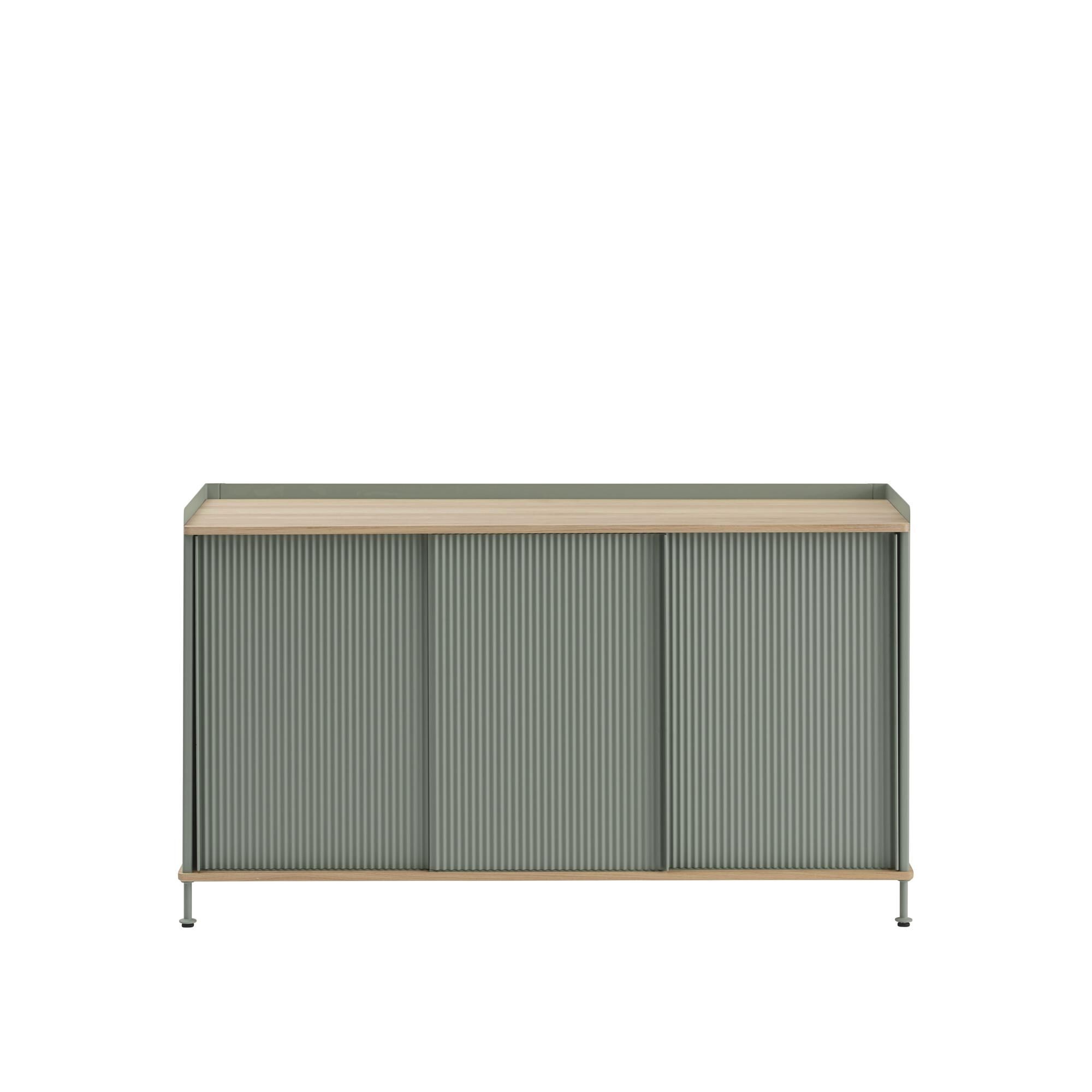 Enfold Sidebord 148×45 Eik/støvet Grønn