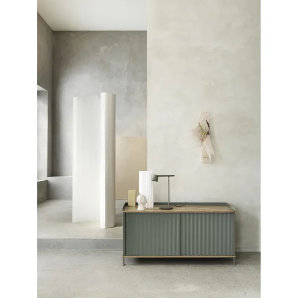 Enfold Schrank 148x45 Eiche/Staubgrün