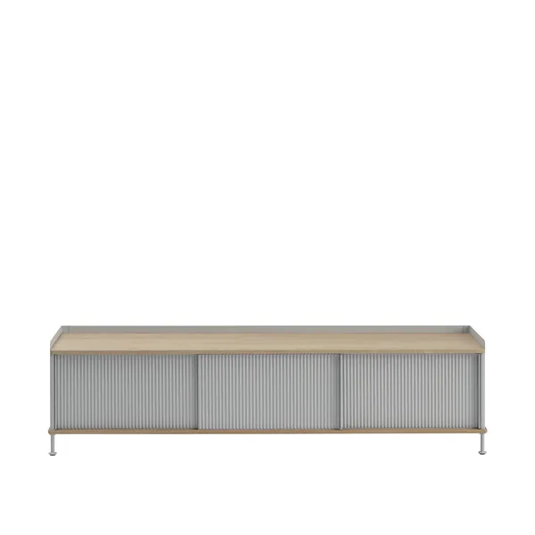 Enfold Cabinet 186x45 Oak/ Gray
